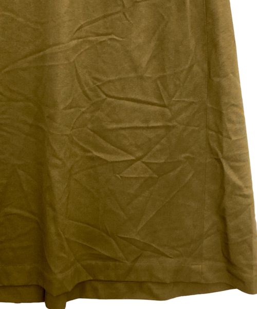 ISSEY MIYAKE PERMANENTE（イッセイミヤケ ペルマネンテ）ISSEY MIYAKE PERMANENTE (イッセイミヤケ ペルマネンテ) ウールスカート カーキ サイズ:Lの古着・服飾アイテム