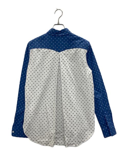 ROSETTA GETTY（ロゼッタゲッティ）ROSETTA GETTY (ロゼッタゲッティ) シャツ ブルー×ホワイト サイズ:2の古着・服飾アイテム