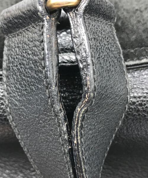 GUCCI（グッチ）GUCCI (グッチ) バンブースウェードリュック ブラックの古着・服飾アイテム