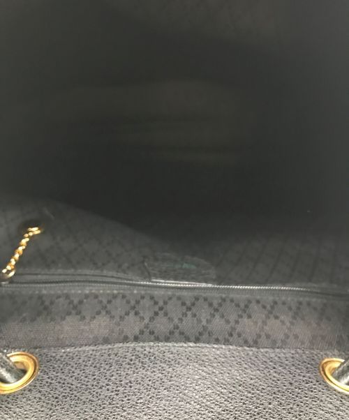 GUCCI（グッチ）GUCCI (グッチ) バンブースウェードリュック ブラックの古着・服飾アイテム