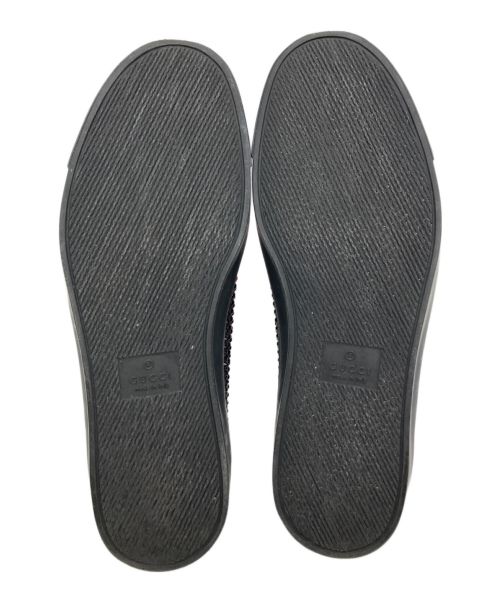 GUCCI（グッチ）GUCCI (グッチ) ビジュースリッポン ブラック×ピンク サイズ:37.5の古着・服飾アイテム