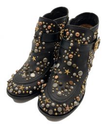 Zadig&Voltaire×laurence decade（ザディグエヴォルテール×ローレンス ディケイド）の古着「スタッズブーツ」｜ブラック