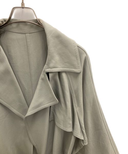 IENA（イエナ）IENA (イエナ) アセテートコットン オーバーチェスターコート グリーン サイズ:38の古着・服飾アイテム