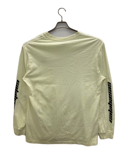 YEEZY calabasas（イージーカラバサス）YEEZY Calabasas (イージーカラバサス) ロングスリーブTシャツ イエロー サイズ:Ⅼの古着・服飾アイテム