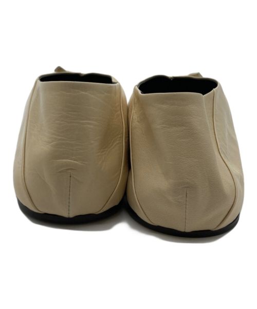 JIL SANDER（ジルサンダー）JIL SANDER (ジルサンダー) WHIPSTITCH BALLERINA FLATS アイボリー サイズ:37の古着・服飾アイテム