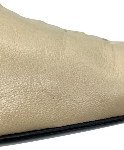 JIL SANDER（ジルサンダー）JIL SANDER (ジルサンダー) WHIPSTITCH BALLERINA FLATS アイボリー サイズ:37の古着・服飾アイテム