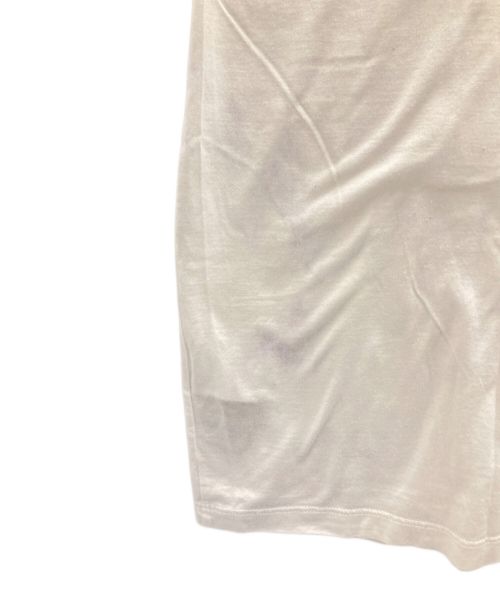 Maison Margiela（メゾンマルジェラ）Maison Margiela (メゾンマルジェラ) 切替Tシャツ ホワイト×ベージュ サイズ:48の古着・服飾アイテム