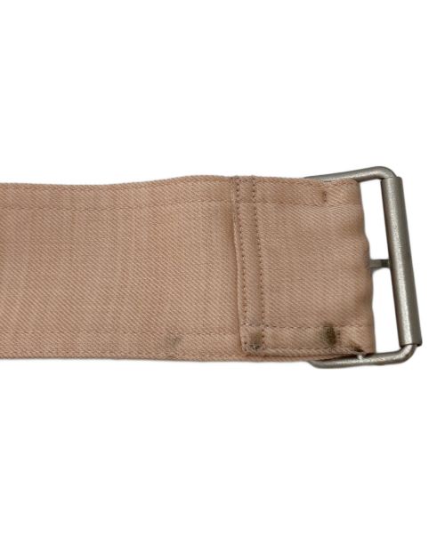 ebure（エブール）ebure (エブール) マナードツイルフレアトレンチコート ピンク サイズ:36の古着・服飾アイテム