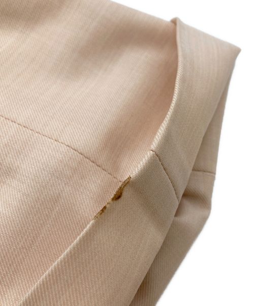 ebure（エブール）ebure (エブール) マナードツイルフレアトレンチコート ピンク サイズ:36の古着・服飾アイテム