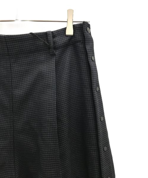 beautiful people（ビューティフルピープル）beautiful people (ビューティフルピープル) double-end gingham cloth track pants ブラック サイズ:40の古着・服飾アイテム