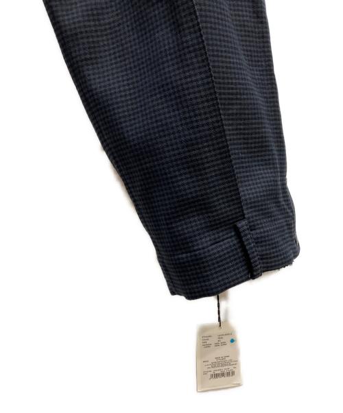 beautiful people（ビューティフルピープル）beautiful people (ビューティフルピープル) double-end gingham cloth track pants ブラック サイズ:40の古着・服飾アイテム