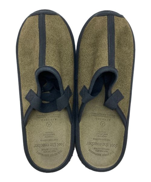 foot the coacher（フットザコーチャー）foot the coacher (フットザコーチャー) AIR FORCE SANDALS カーキ サイズ:25cmの古着・服飾アイテム