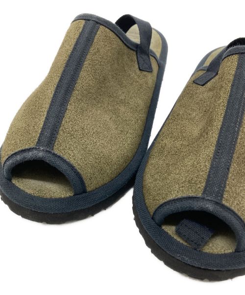 foot the coacher（フットザコーチャー）foot the coacher (フットザコーチャー) AIR FORCE SANDALS カーキ サイズ:25cmの古着・服飾アイテム