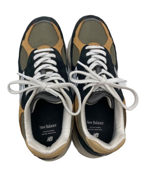 NEW BALANCE（ニューバランス）NEW BALANCE (ニューバランス) ローカットスニーカー ブラウン×グリーン サイズ:28の古着・服飾アイテム