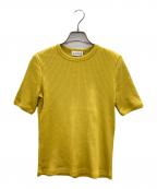 BLENHEIMブレンヘイム）の古着「半袖ニット」｜イエロー
