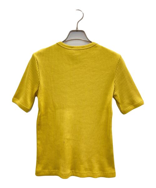 BLENHEIM（ブレンヘイム）BLENHEIM (ブレンヘイム) 半袖ニット イエロー サイズ:XSの古着・服飾アイテム
