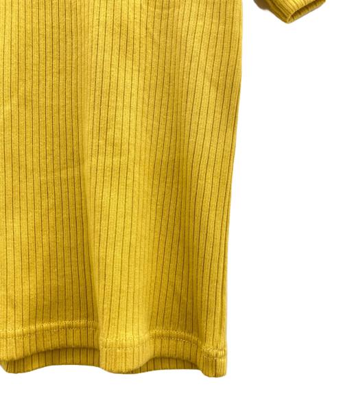 BLENHEIM（ブレンヘイム）BLENHEIM (ブレンヘイム) 半袖ニット イエロー サイズ:XSの古着・服飾アイテム