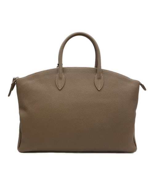 ACATE（アカーテ）ACATE (アカーテ) SUROET レザーブリーフケース ベージュの古着・服飾アイテム