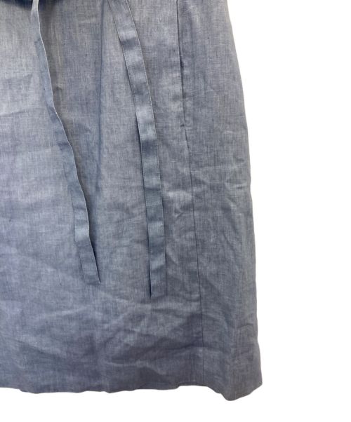 MACKINTOSH PHILOSOPHY（マッキントッシュ フィロソフィー）MACKINTOSH PHILOSOPHY (マッキントッシュフィロソフィー) リネンワンピース ブルー サイズ:38の古着・服飾アイテム