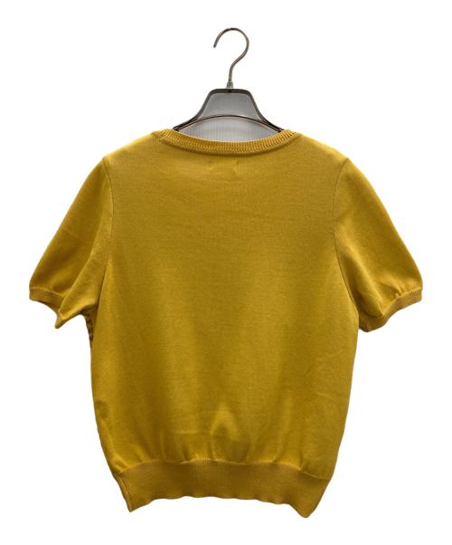 Coohem（コーヘン）Coohem (コーヘン) 半袖ニット イエロー サイズ:Sの古着・服飾アイテム