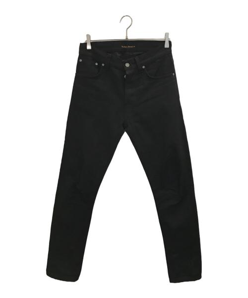 NUDIE JEANS（ヌーディー・ジーンズ）NUDIE JEANS (ヌーディー・ジーンズ) デニムパンツ ブラック サイズ:Q27の古着・服飾アイテム
