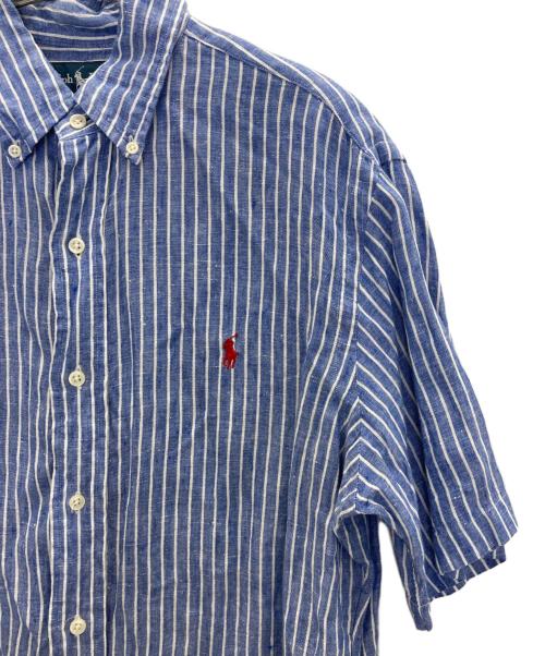 RALPH LAUREN（ラルフローレン）RALPH LAUREN (ラルフローレン) リネンシャツ ブルー サイズ:Sの古着・服飾アイテム