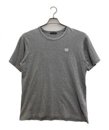 Acne studios（アクネ ストゥディオズ）の古着「フェイスロゴパッチＴシャツ」｜グレー
