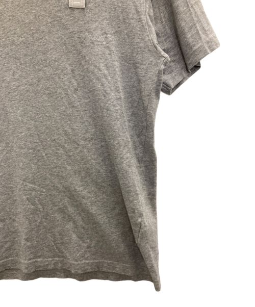 Acne studios（アクネ ストゥディオス）ACNE STUDIOS (アクネ ストゥディオス) フェイスロゴパッチＴシャツ グレー サイズ:Ⅼの古着・服飾アイテム