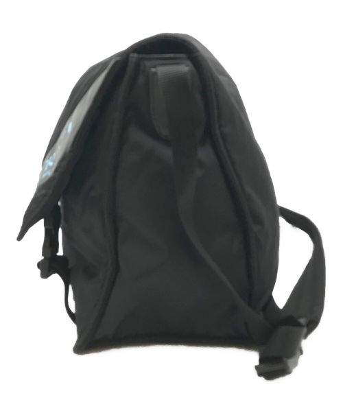 PRADA（プラダ）PRADA (プラダ) ソフトナイロンメッセンジャーバッグ ブラックの古着・服飾アイテム