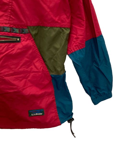 L.L.Bean（エルエルビーン）L.L.Bean (エルエルビーン) ナイロンアノラックパーカー レッド サイズ:Lの古着・服飾アイテム
