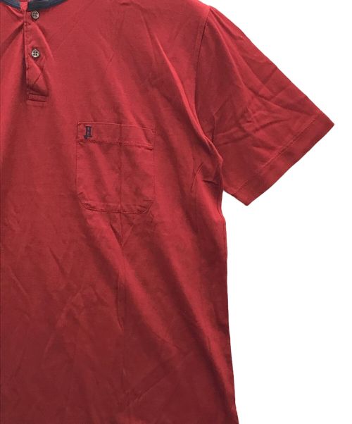 HERNO（ヘルノ）HERNO (ヘルノ) 半袖カットソー ネイビー×ボルドー サイズ:不明の古着・服飾アイテム