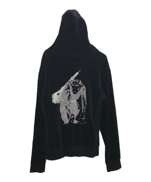 AVIREX（アヴィレックス）AVIREX (アヴィレックス) ベロアパーカー ネイビー サイズ:Mの古着・服飾アイテム