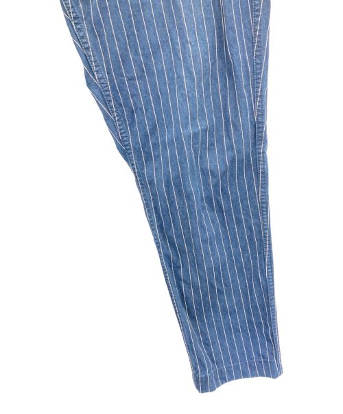 JAPAN BLUE（ジャパンブルー）JAPAN BLUE (ジャパンブルー) ワイドテーパード チノストライプ ネイビー サイズ:Lの古着・服飾アイテム