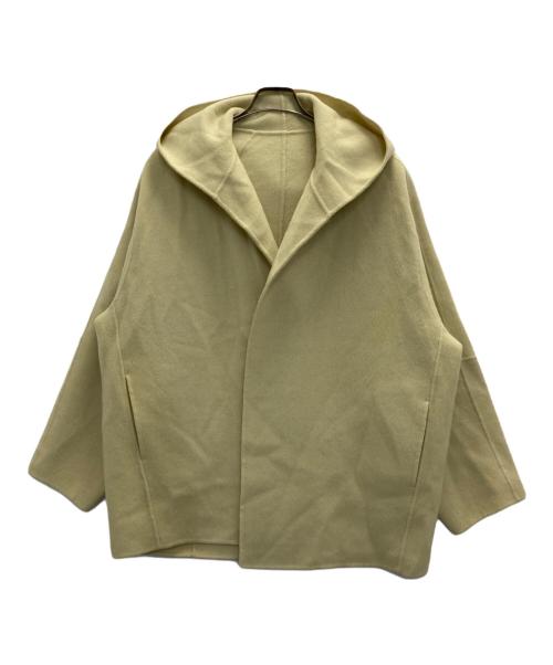 stola.（ストラ）stola. (ストラ) フーデッドコート イエロー サイズ:38の古着・服飾アイテム