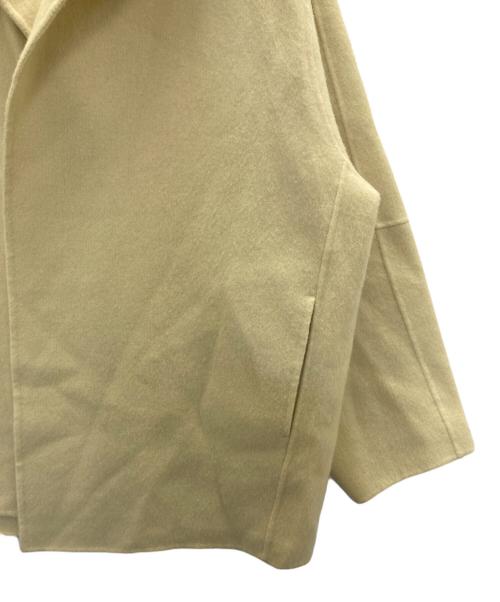 stola.（ストラ）stola. (ストラ) フーデッドコート イエロー サイズ:38の古着・服飾アイテム