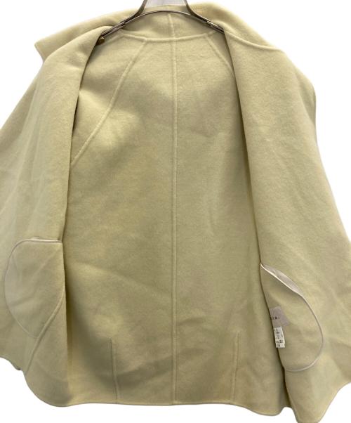 stola.（ストラ）stola. (ストラ) フーデッドコート イエロー サイズ:38の古着・服飾アイテム