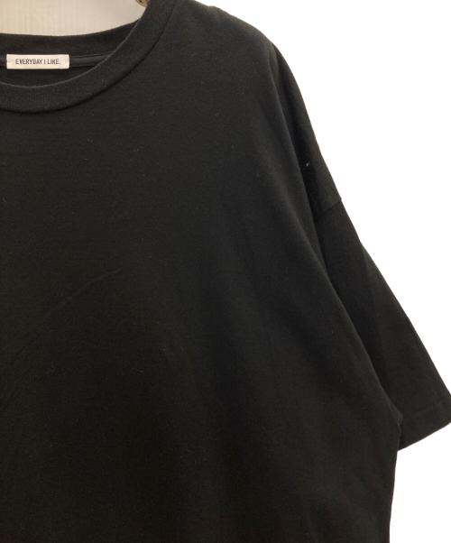 EVERYDAY I LIKE.（エヴリデイ アイ ライク）EVERYDAY I LIKE. (エヴリデイ アイ ライク) カットソー ブラック サイズ:表記なしの古着・服飾アイテム