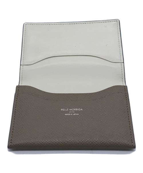 PELLE MORBIDA（ペッレモルビダ）PELLE MORBIDA (ペッレモルビダ) カードケース ベージュの古着・服飾アイテム