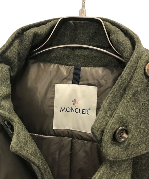MONCLER（モンクレール）MONCLER (モンクレール) BAPTISTE ダウンジャケット グリーン サイズ:2の古着・服飾アイテム