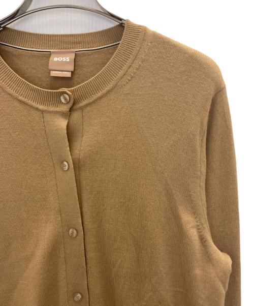 BOSS（ボス）BOSS (ボス) カーディガン ブラウン サイズ:Mの古着・服飾アイテム