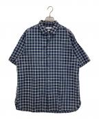 DRESSTERIORドレステリア）の古着「チェックシャツ」｜ネイビー×ブルー