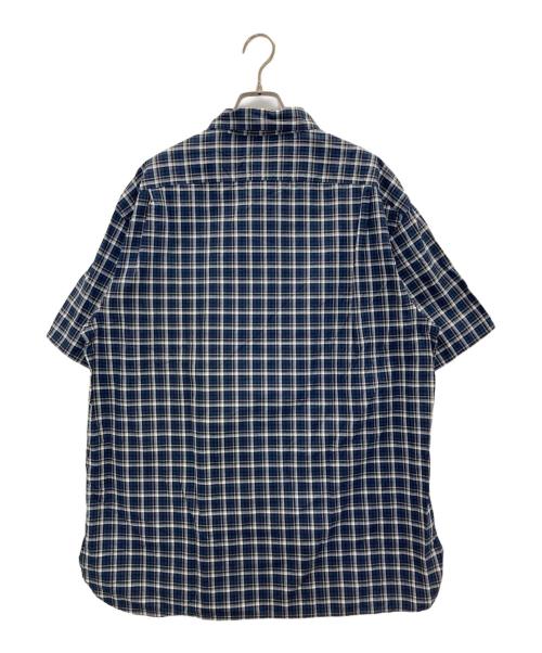 DRESSTERIOR（ドレステリア）DRESSTERIOR (ドレステリア) チェックシャツ ネイビー×ブルー サイズ:Lの古着・服飾アイテム