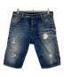 DIESEL（ディーゼル）の古着「デニムハーフパンツ」｜インディゴ