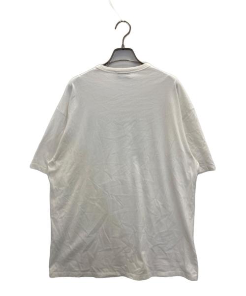 maison kitsune（メゾンキツネ）maison kitsune (メゾンキツネ) クルーネックTシャツ ホワイト サイズ:Sの古着・服飾アイテム