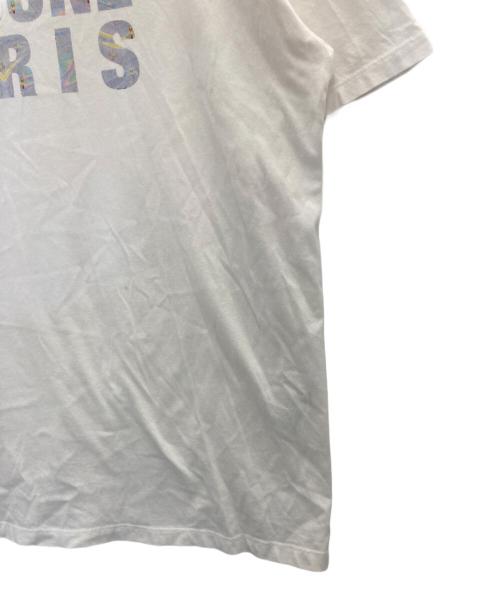 maison kitsune（メゾンキツネ）maison kitsune (メゾンキツネ) クルーネックTシャツ ホワイト サイズ:Sの古着・服飾アイテム