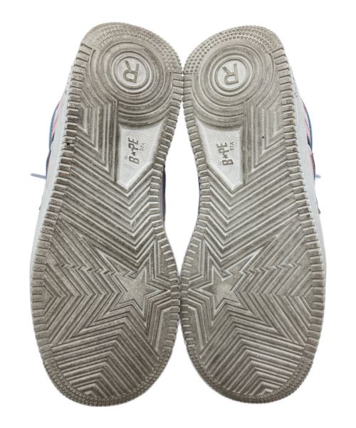 BAPESTA（ベイプスタ）BAPESTA (ベイプスタ) SHARK BAPE STA  LOW ピンク×ブルー サイズ:US9の古着・服飾アイテム