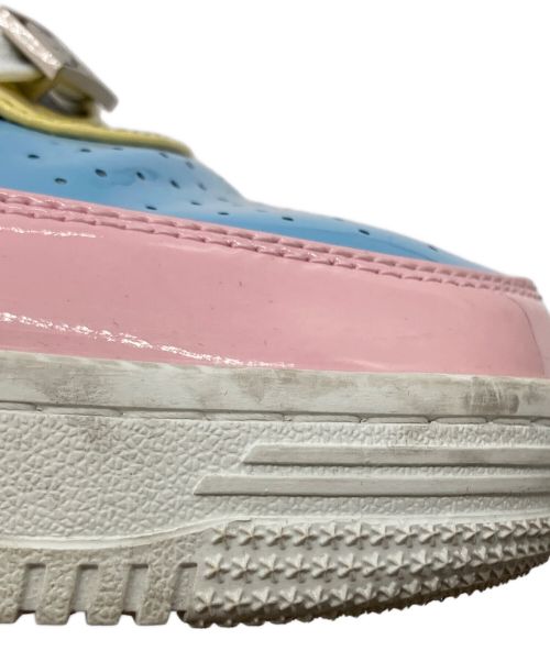 BAPESTA（ベイプスタ）BAPESTA (ベイプスタ) SHARK BAPE STA  LOW ピンク×ブルー サイズ:US9の古着・服飾アイテム