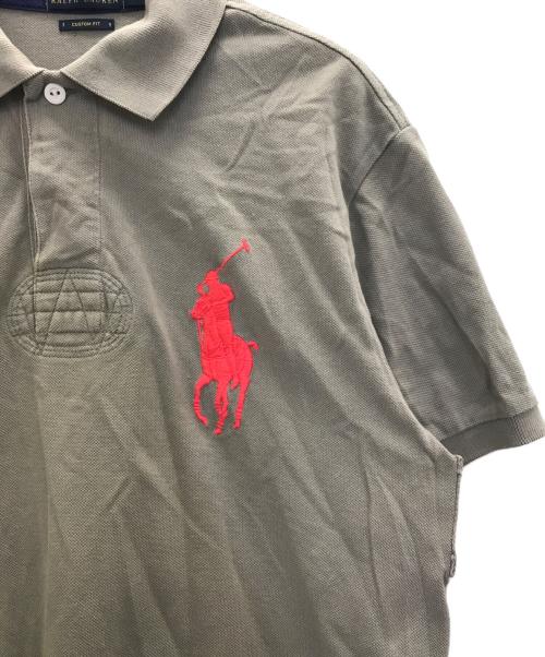 POLO RALPH LAUREN（ポロ・ラルフローレン）POLO RALPH LAUREN (ポロ・ラルフローレン) ポロシャツ グレー サイズ:Ⅼの古着・服飾アイテム