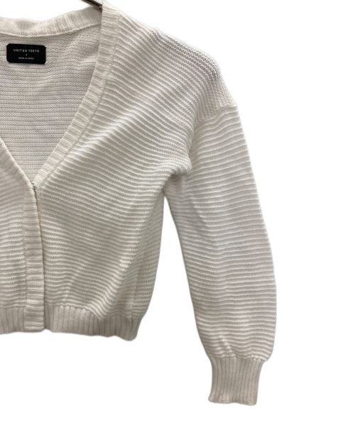 UNITED TOKYO（ユナイテッドトーキョー）UNITED TOKYO (ユナイテッドトーキョー) カーディガン ホワイト サイズ:1の古着・服飾アイテム