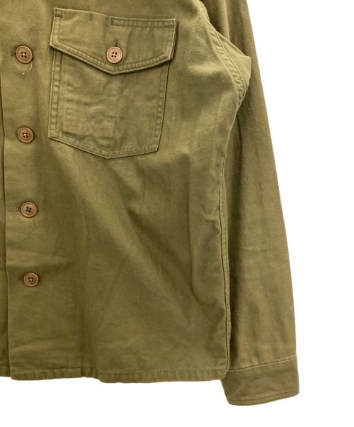 YAECA（ヤエカ）YAECA (ヤエカ) コットンシャツ オリーブ サイズ:36の古着・服飾アイテム